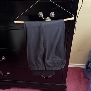 Michael Brandon Men's Black Dress Trousers